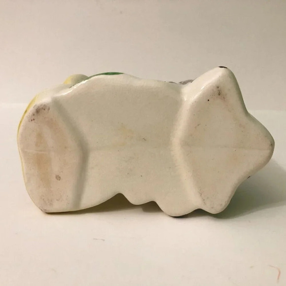 Vintage Dopey Flower Planter Figurine Snow White Seven Dwarfs Hairline Crack - Picture 10 of 16